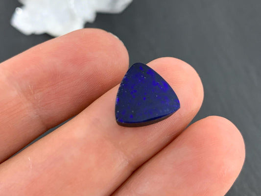 Australian Opal doublet 11x12x3.5mm cabochon