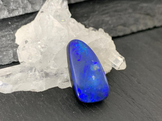 Australian Opal doublet 11x20x4.5mm cabochon