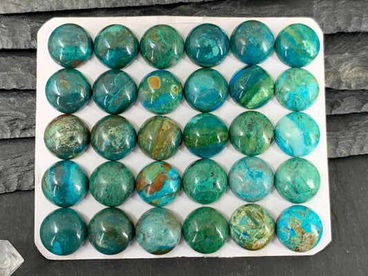 Opaline round 12mm cabochon- Calibrated cabochons